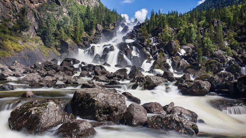 Большой Чульчинский водопад (Водопад Учар)