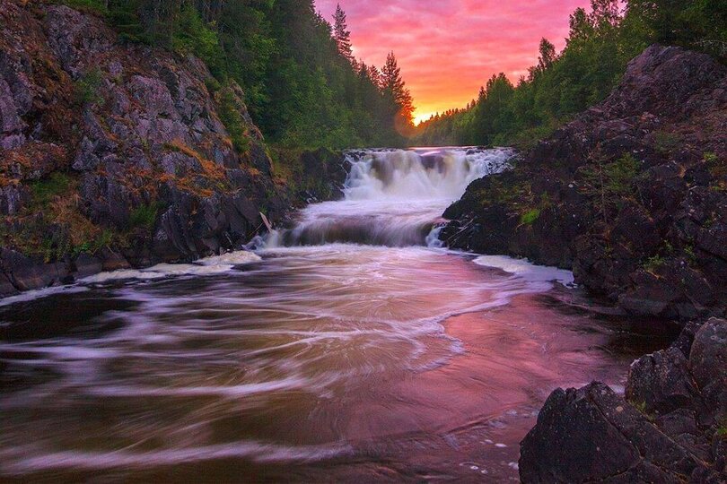 Водопад Кивач.